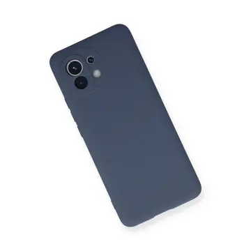 Xiaomi Mi 11 Kılıf Nano İçi Kadife Silikon - Gri