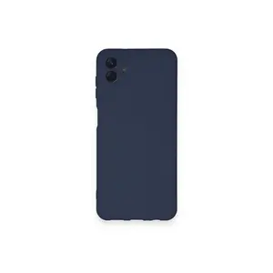 Samsung Galaxy A04 Kılıf Nano İçi Kadife Silikon - Lacivert