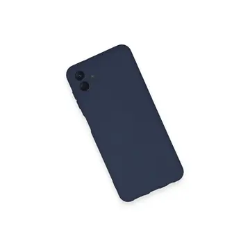 Samsung Galaxy A04 Kılıf Nano İçi Kadife Silikon - Lacivert