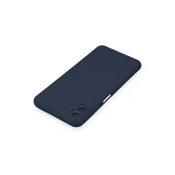 Samsung Galaxy A04 Kılıf Nano İçi Kadife Silikon - Lacivert