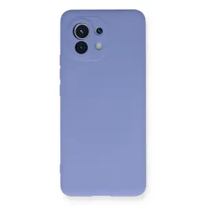 Xiaomi Mi 11 Kılıf Nano İçi Kadife Silikon - Lila