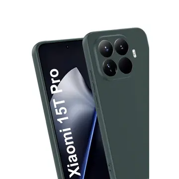 Xiaomi Mi 15t Pro First Silikon - Koyu Yeşil