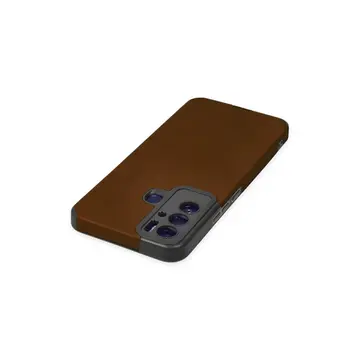 Tecno Pova Neo Kılıf Loop Deri Silikon - Kahverengi