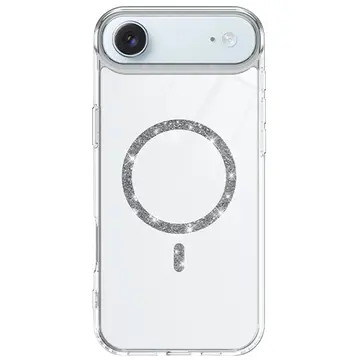 İphone 17 Air Live Diamond Magsafe Kapak - Şeffaf