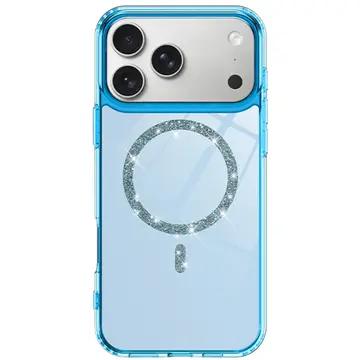 İphone 17 Pro Max Live Diamond Magsafe Kapak - Mavi
