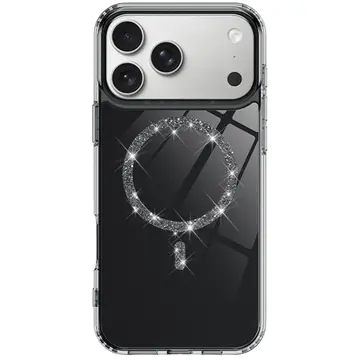 İphone 17 Pro Max Live Diamond Magsafe Kapak - Siyah