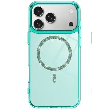 İphone 17 Pro Max Live Diamond Magsafe Kapak - Yeşil