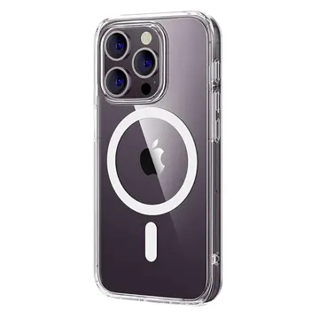 İphone 16 Pro Max Combo Sert Şeffaf Magsafe Kapak - Şeffaf