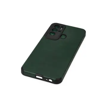 Tecno Pova Neo Kılıf Loop Deri Silikon - Yeşil