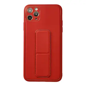 İphone 11 Pro Max Kılıf Coco Deri Standlı Kapak - Kırmızı