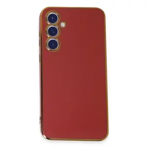 Samsung Galaxy S23 Fe Kılıf Volet Silikon - Kırmızı