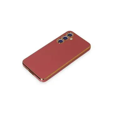 Samsung Galaxy S23 Fe Kılıf Volet Silikon - Kırmızı