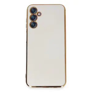 Samsung Galaxy M14 5g Kılıf Volet Silikon - Beyaz