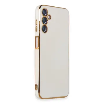 Samsung Galaxy M14 5g Kılıf Volet Silikon - Beyaz