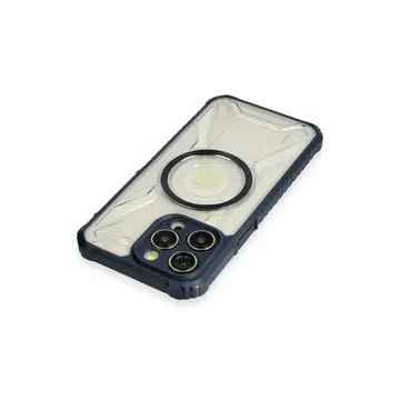 İphone 12 Pro Kılıf Prag Magneticsafe Kapak - Lacivert