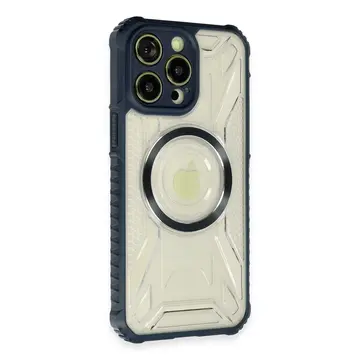 İphone 13 Pro Kılıf Prag Magneticsafe Kapak - Lacivert