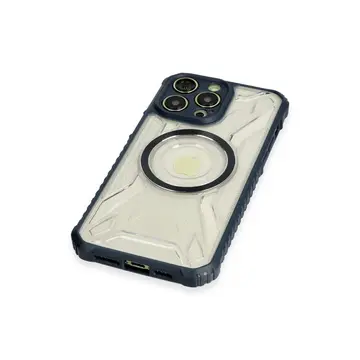 İphone 14 Pro Kılıf Prag Magneticsafe Kapak - Lacivert