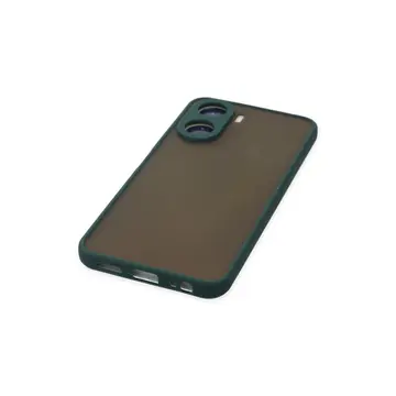 Vivo Y16 Kılıf Montreal Silikon Kapak - Yeşil