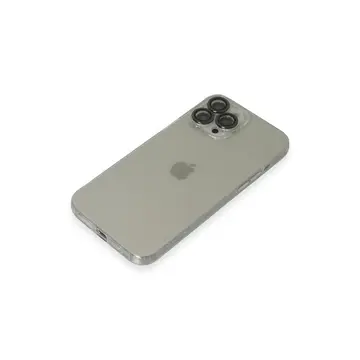 İphone 13 Pro Max Kılıf Luko Lens Silikon - Yeşil