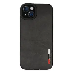 İphone 14 Plus Kılıf Loop Deri Silikon - Siyah