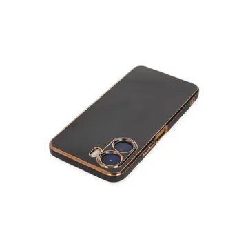 Vivo Y16 Kılıf Volet Silikon - Siyah