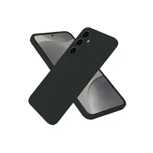 Samsung Galaxy S25 Plus Kılıf Nano İçi Kadife Silikon - Siyah