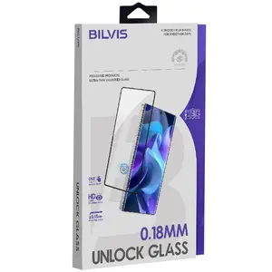 Samsung Galaxy S26 Plus Bilvis 0.18mm Unlock Glass Cam Ekran Koruyucu - Siyah