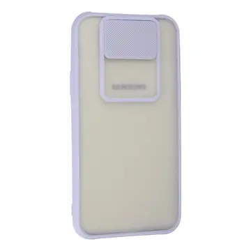 Samsung Galaxy J7 Kılıf Palm Buzlu Kamera Sürgülü Silikon - Lila