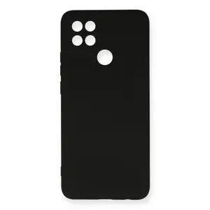 Oppo A15 Kılıf Nano İçi Kadife Silikon - Siyah