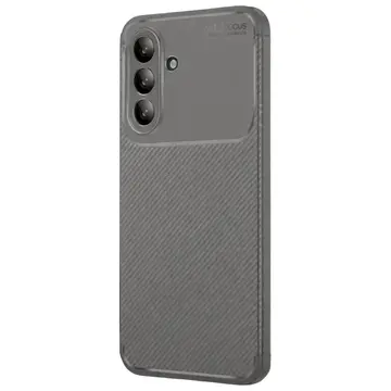Samsung Galaxy A56 Kılıf Auto Focus Karbon Kapak - Gri
