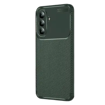Samsung Galaxy S26 Auto Focus Karbon Kapak - Koyu Yeşil