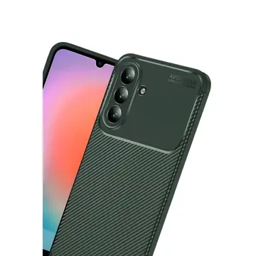 Samsung Galaxy S26 Plus Auto Focus Karbon Kapak - Koyu Yeşil
