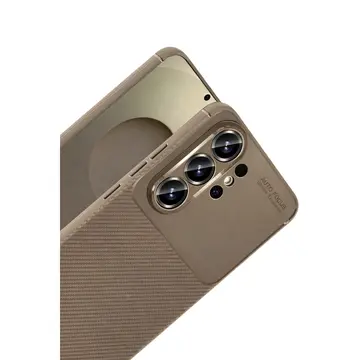 Samsung Galaxy S26 Ultra Auto Focus Karbon Kapak - Kahverengi