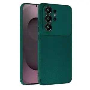 Samsung Galaxy S26 Ultra Auto Focus Karbon Kapak - Koyu Yeşil