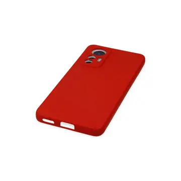 Xiaomi Mi 12 Lite Kılıf Nano İçi Kadife Silikon - Kırmızı