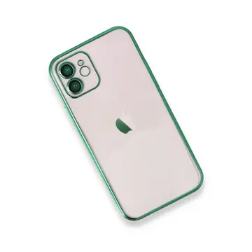 İphone 12 Kılıf Razer Lensli Silikon - Yeşil
