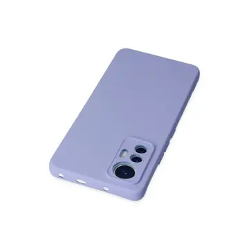 Xiaomi Mi 12 Lite Kılıf Nano İçi Kadife Silikon - Lila