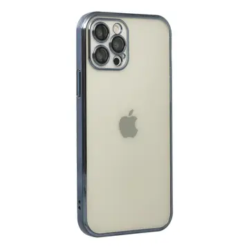 İphone 12 Pro Kılıf Razer Lensli Silikon - Lacivert