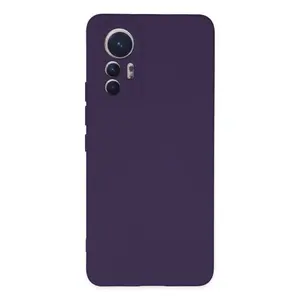 Xiaomi Mi 12 Lite Kılıf Nano İçi Kadife Silikon - Mor