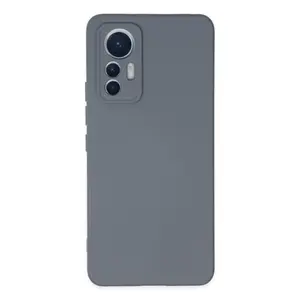 Xiaomi Mi 12 Lite Kılıf Nano İçi Kadife Silikon - Gri