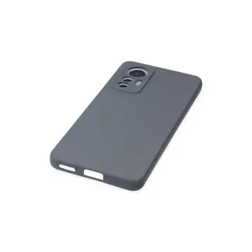 Xiaomi Mi 12 Lite Kılıf Nano İçi Kadife Silikon - Gri