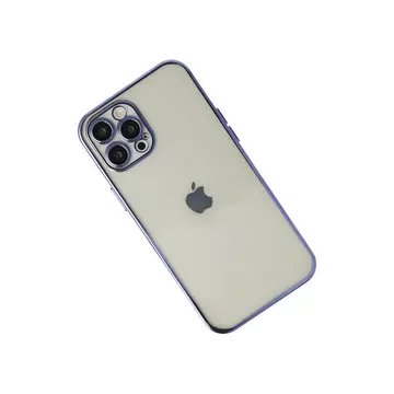 İphone 12 Pro Kılıf Razer Lensli Silikon - Mor