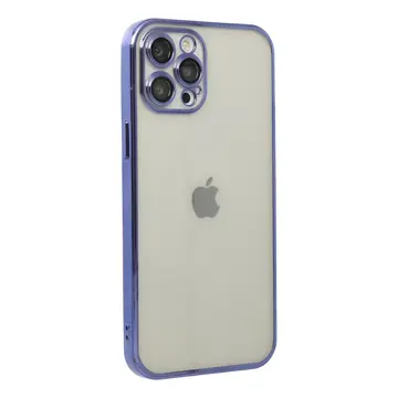 İphone 12 Pro Kılıf Razer Lensli Silikon - Mor