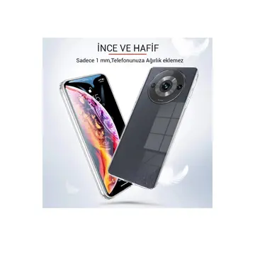 Xiaomi Redmi A3 4g Kılıf Lüx Şeffaf Silikon
