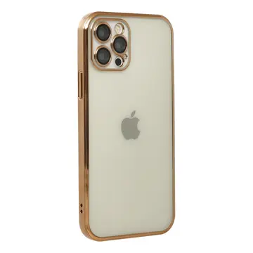İphone 12 Pro Max Kılıf Razer Lensli Silikon - Gold