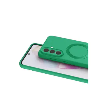 Samsung Galaxy A57 5g Regal Magsafe Standlı Kapak - Yeşil