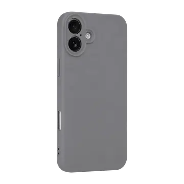 İphone 16 Plus Kılıf First Silikon - Gri