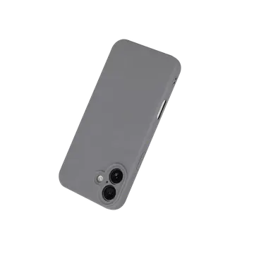 İphone 16 Plus Kılıf First Silikon - Gri