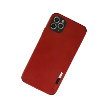 İphone 11 Pro Kılıf Loop Deri Silikon - Kırmızı