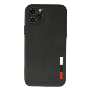 İphone 11 Pro Max Kılıf Loop Deri Silikon - Siyah
